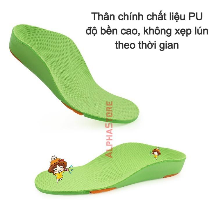 Lótày Y Khoa Chỉnh Hình Chân Bẹt Trẻ Em, Độ Chỉnh Hình 3.3cm, Lót Chân Phẳng Children Flat Foot Caro 2