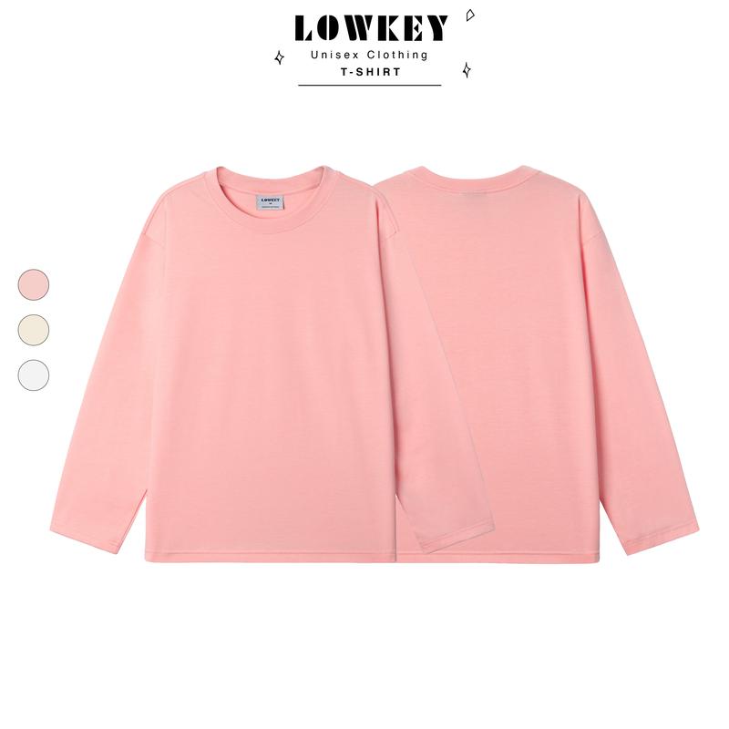 [XẢ KHO] Áo thun dài tay unisex trơn LOWKEY basic K5000