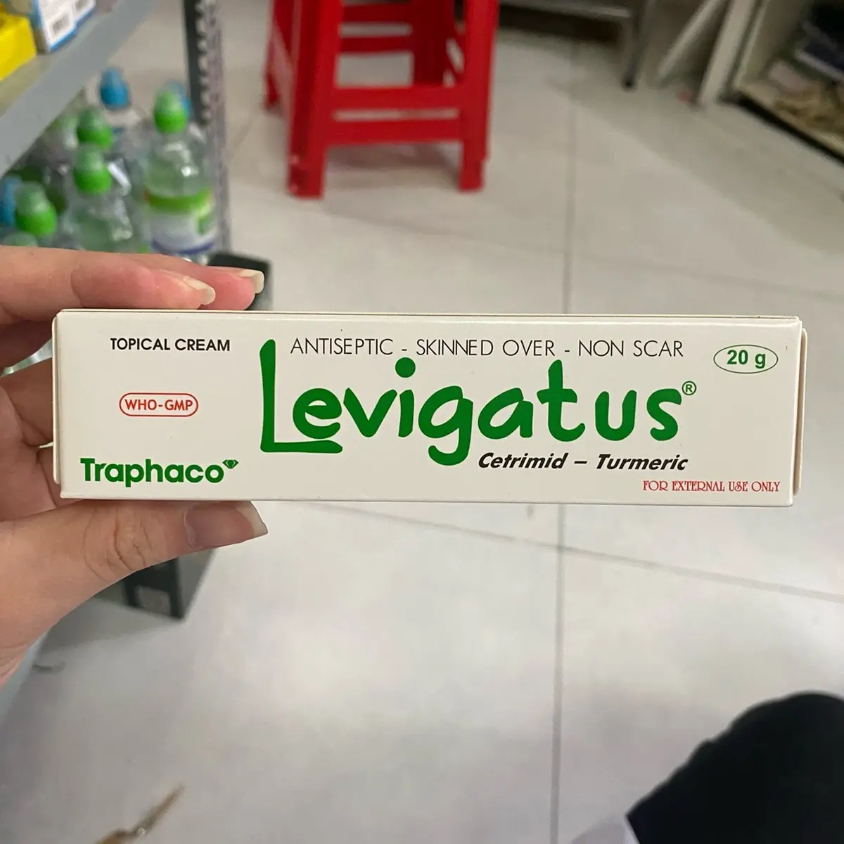 ￼Kem bôi da Levigatus sát khuẩn, liền da tránh sẹo