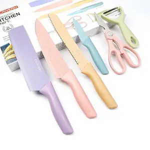 Pisau Dapur Set 6 in 1 Bahan Stainlis still / Pisau Set Dapur Murah