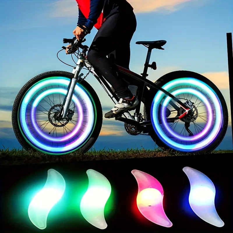 Lampu Roda Jejari Pintar, Untuk Basikal, Lampu Basikal LED Berbilang ...