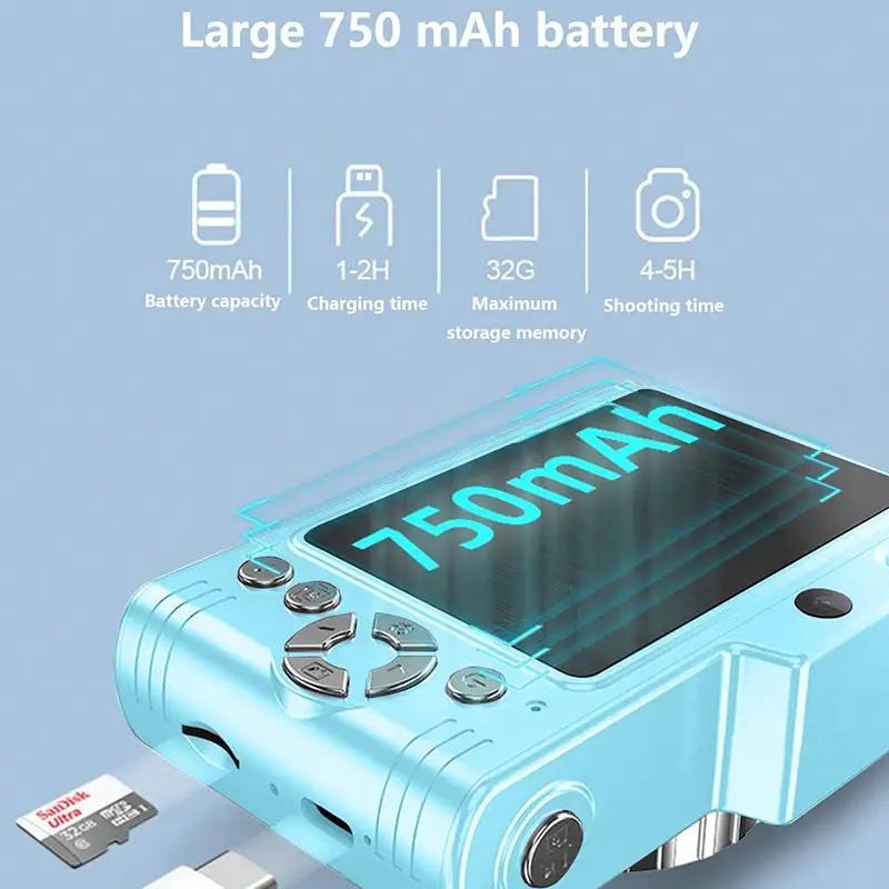 2.8" IPS Screen Portable Digital Camera, 1 Count 1080P 750mAh Battery Digital Camera, Portable Digital Camera With Front & Rear Dual Camera, Stocking Fillers Gift 3