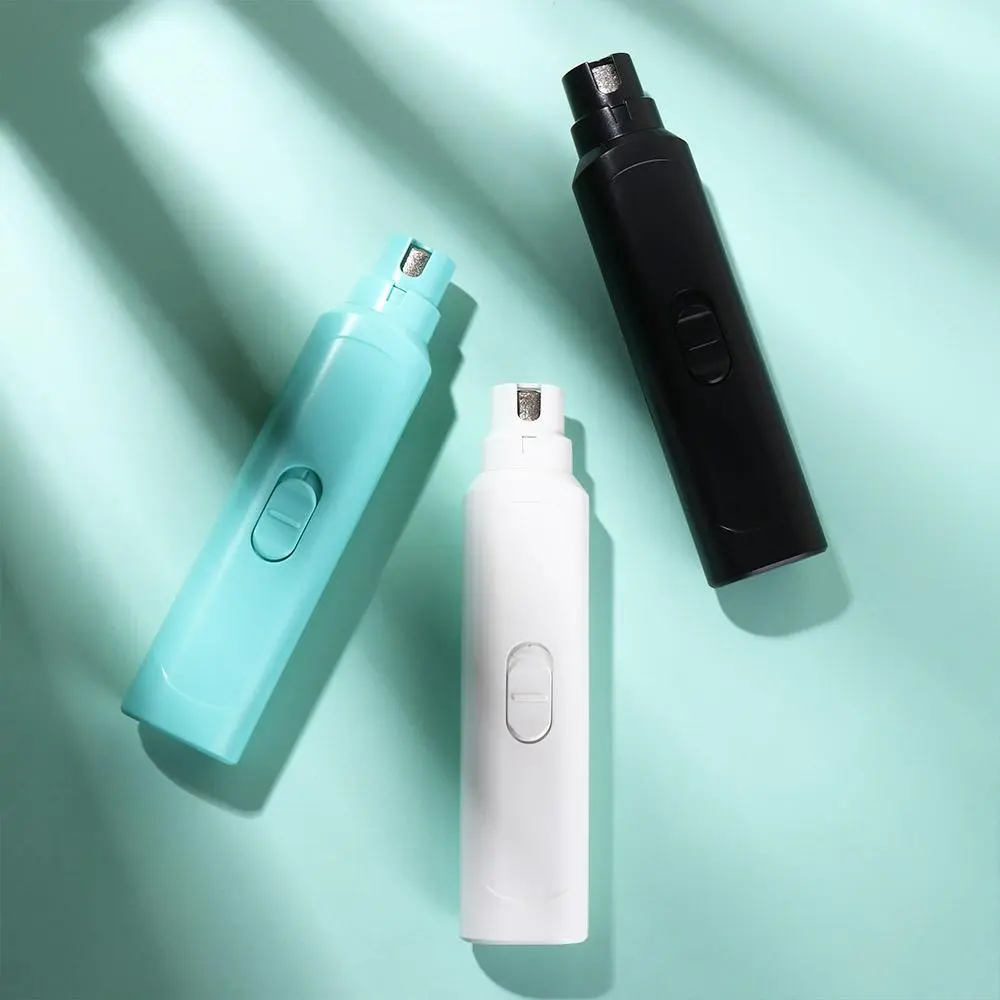 Nail Polisher Rechargeable Electric Pet Nail Grinder Portable Painless Pet Nail Trimmer With Super-Quiet Technology Safe Dog Toe Nail File Pet Grooming