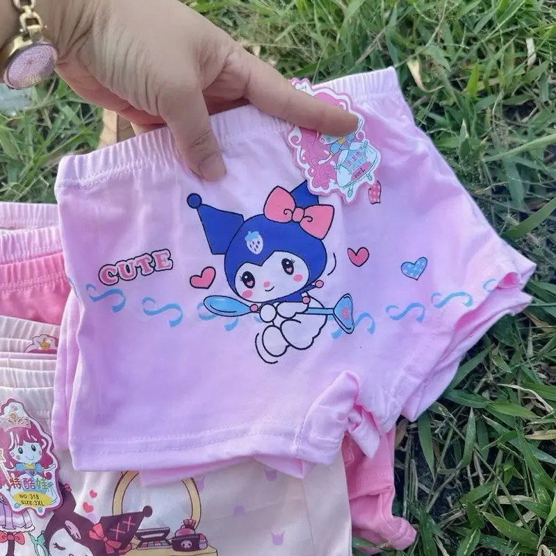 10 Quần chip đùi cho bé gái ( 10-30kg ) Chất coton, Co dãn, Hoạ tiết dễ thương cho bé gái . 4