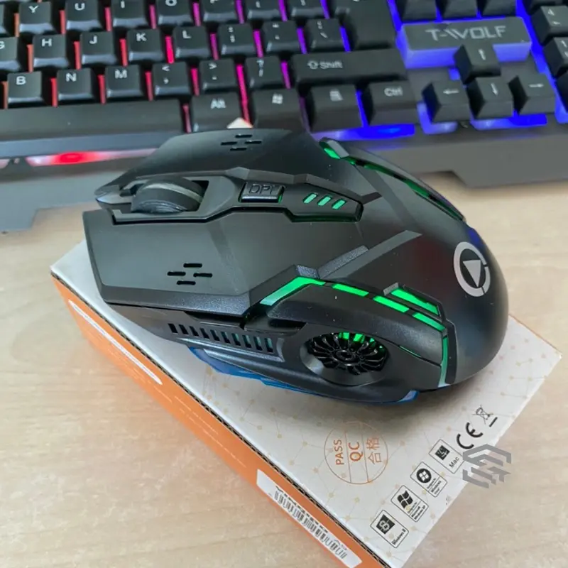 Chuột Máy Tính Chơi Game Gaming Có Dây G5 6D 3200dpi LED 7 Màu, Chuột Văn Phòng Làm Việc 5