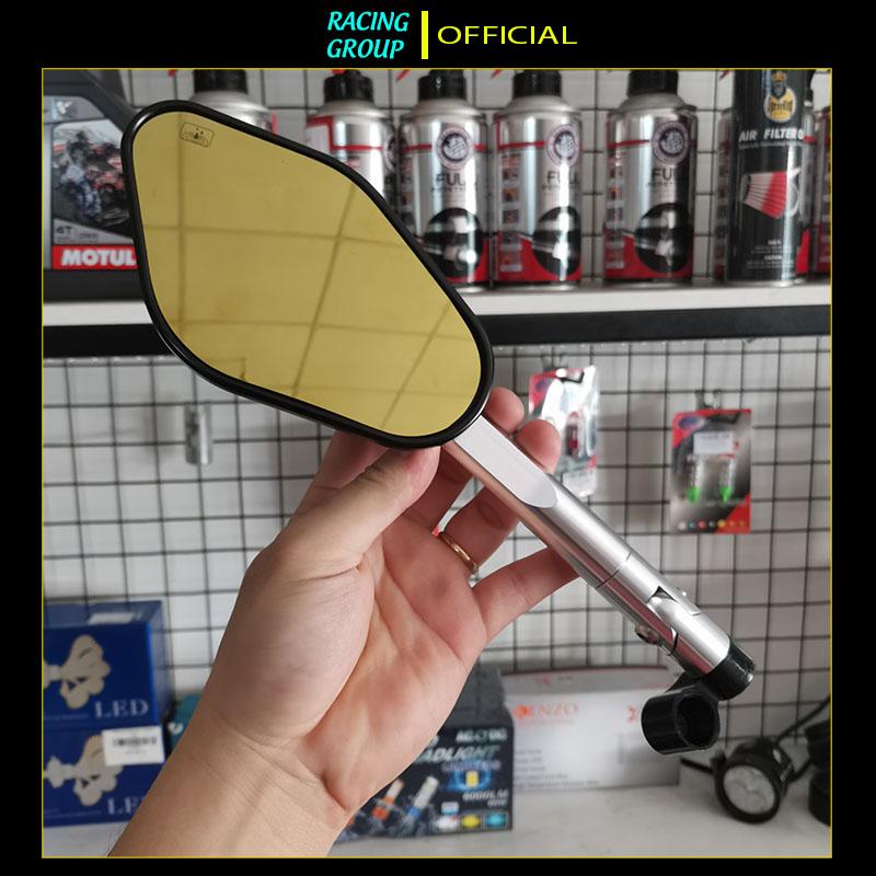 Gương chiếu hậu thời trang mini xe máy Rizoma Kiểu Elisse Kèm Chế Xoay kính chiếu hậu gắn chân kính cho AB SH SH Mode Wave,... Phụ Kiện Phụ Tùng