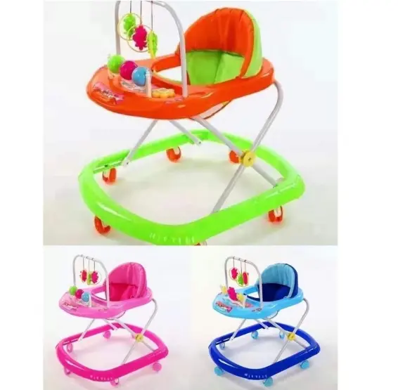 Baby Walker with Play Toys Waker Toys Learning To Walk for Baby Infant Adjustable Anti-rollover