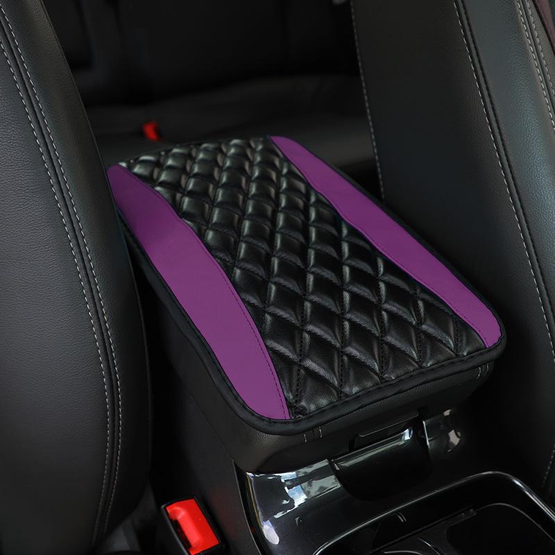 Car Armrest Cover, PU Leather Car Armrest Pad, Center Console Pad, Soft Car Armrest Protector, Universal Car Interior Decoration Accessories, Car Decor, Girly Car Accessory 1