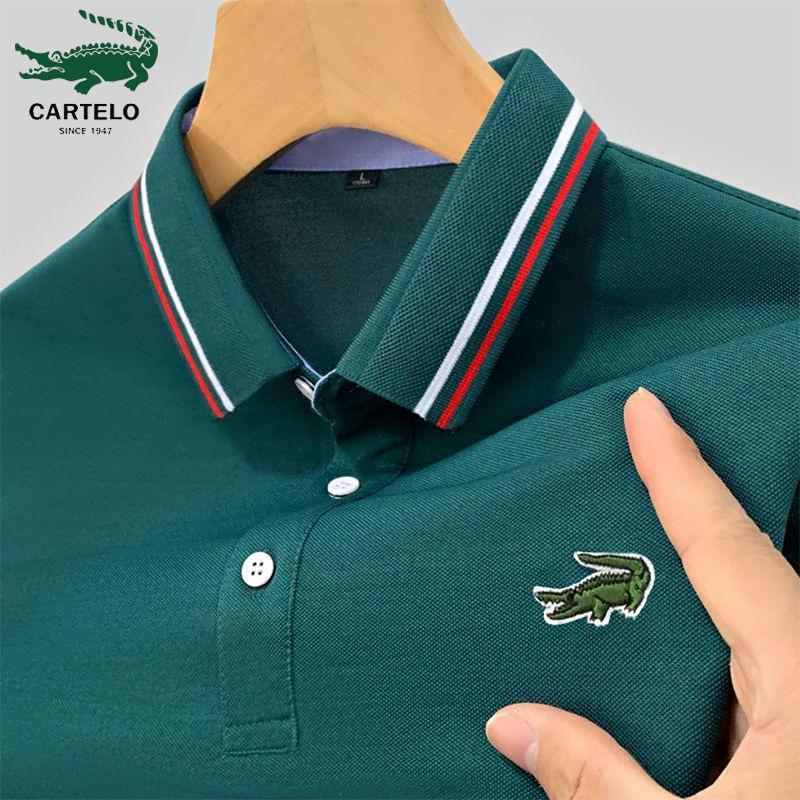 Áo Polo Nam ngắn Tay Hàng Mới Về, Thích Hợp Cho Mùa Hè, Thêu, Cổ Áo Công Sở, Áo Thun Cổ Bẻ Dáng Rộng Thời Trang Menswear Shirt 3