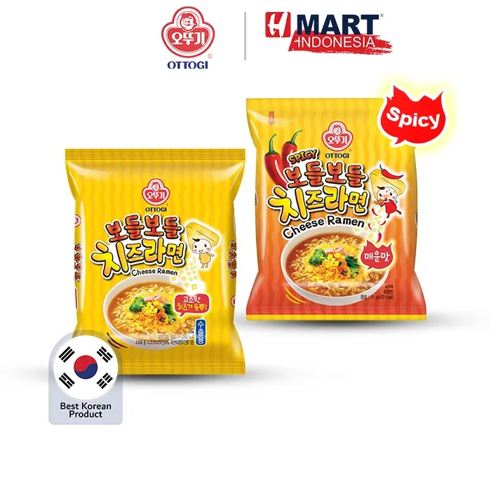 Ottogi Cheese Ramen - Mie Instan Rasa Keju Korea 111g