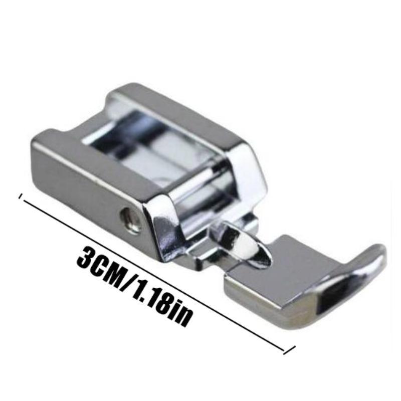 Zipper Sewing Machine Presser Foot, 1 Count Left Right Narrow Foot, Compatible with Low Shank Snap on Singer Brother Sewing Accessories 5