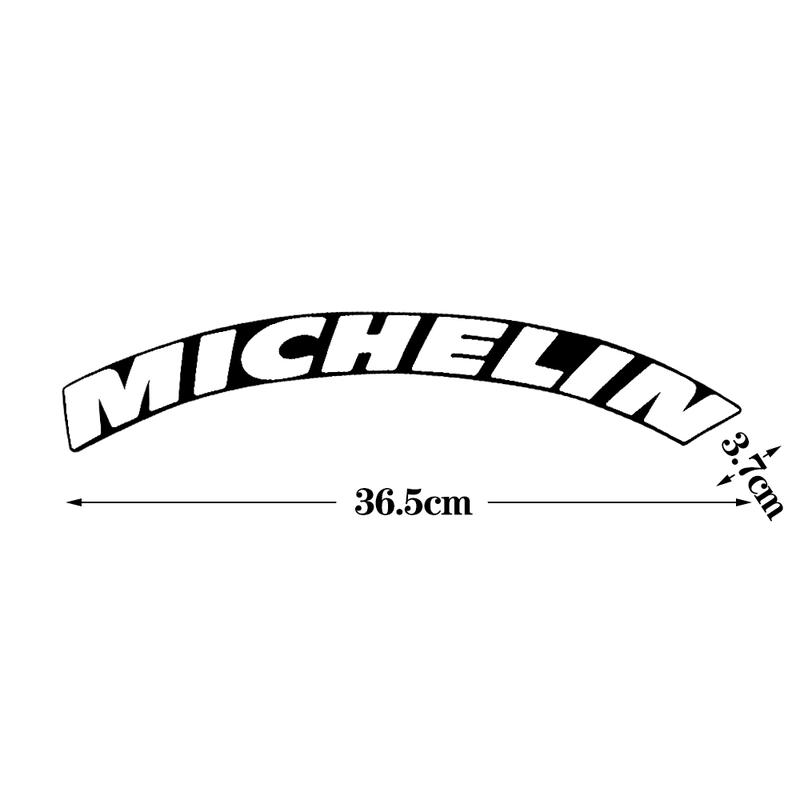 Product Introduction of 1 Set MICHELIN Tire Sticker 3D Letter Car Decoration Decal Universal Styling Sticker DIY Car Modication Accessories for 1 Wheel 17