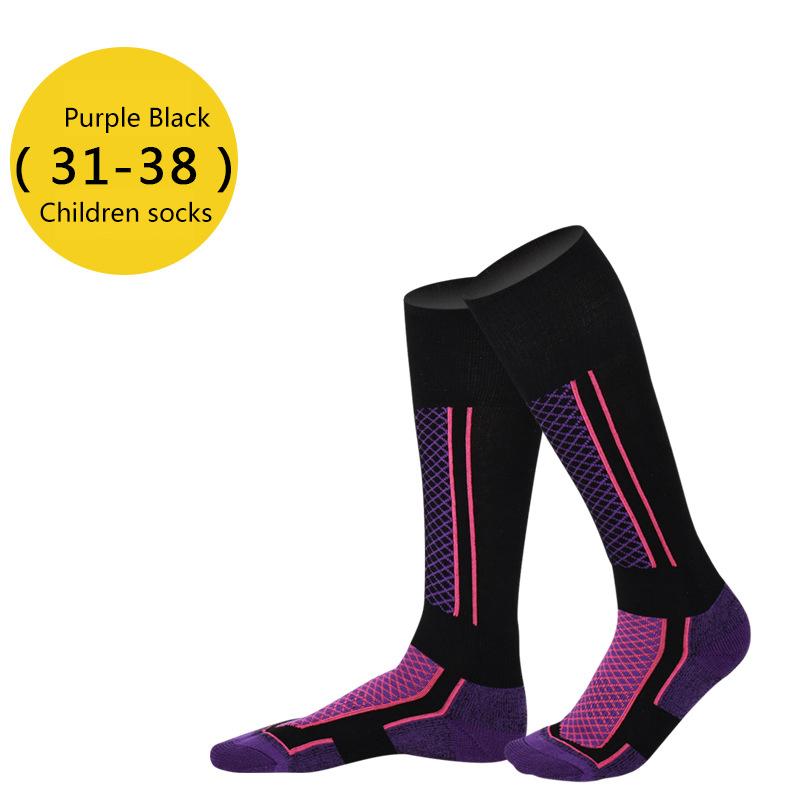 Product Introduction of 1pair Winter Warm Thickened Ski Socks Outdoor Sports Hiking Breathable Stockings For Women Men Children Snow Sport Travel Unisex 34