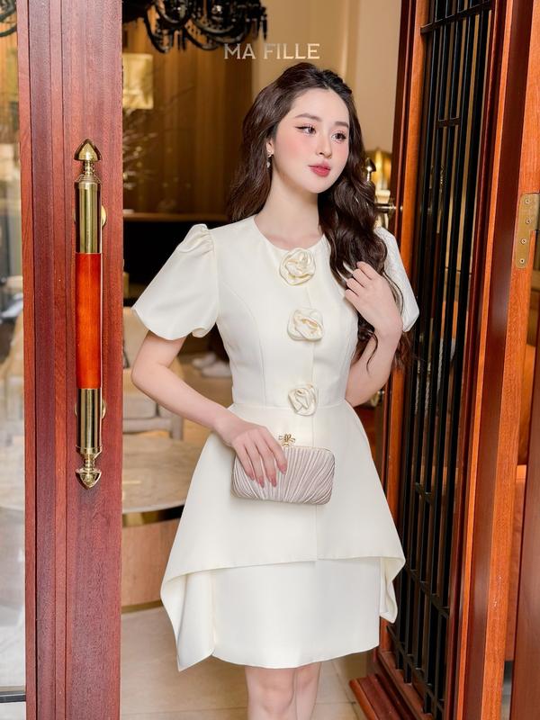 CAMELIA Dress - váy peplum che khuyết điểm 1