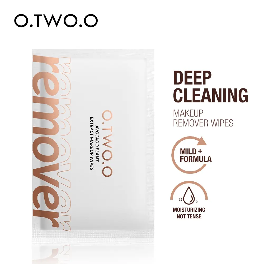 Khăn Lau Tẩy Trang, O.TWO.O, Bông Làm Sạch, Giàu Tinh Chất Bơ, Chăm Sóc Da, Khăn Lau Cosmetic Mỹ Phẩm Nữ