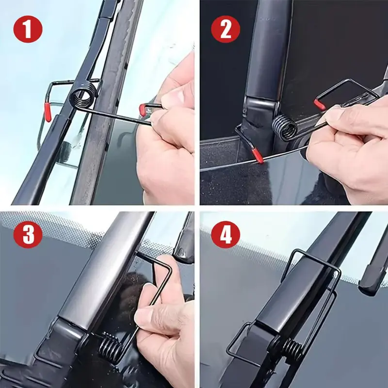 Lò Xo Tăng Cường Cánh Tay Gạt Nước Ô Tô, Mới Và Thực Dụng, Tăng Cường Thông Minh, Thích Hợp Cho Mọi Loại Xe, Lò Xo Gạt Nước, X7X1 7