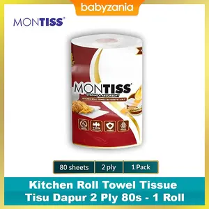 Montiss Kitchen Roll Towel Tissue / Tisu Dapur 2 Ply 80s - 1 Roll