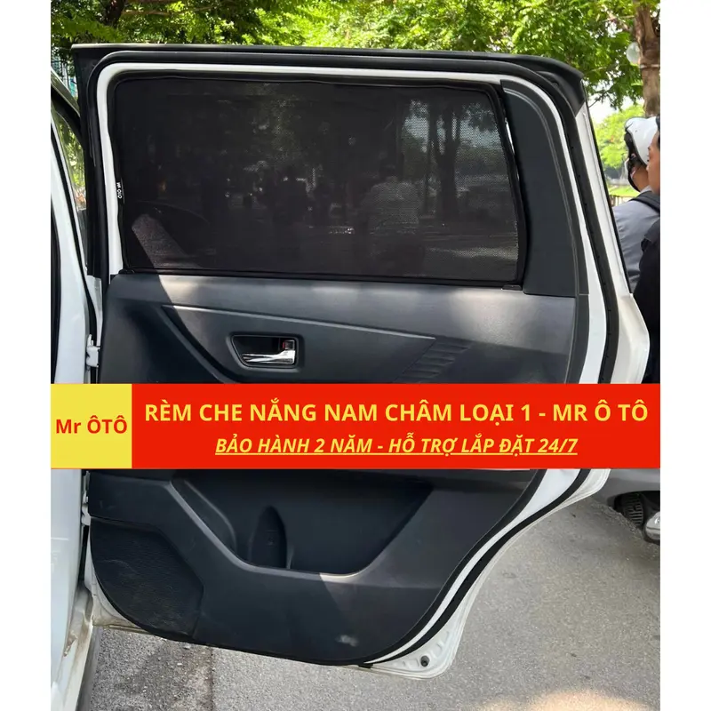 Rèm Che Nắng Xe TOYOTA VELOZ Loại 1 Mr.OTO Chống Tia, UV Tia Cực Tím Bảo Hành 2 Năm [ Tặng Khăn Lông Cừu ] 3