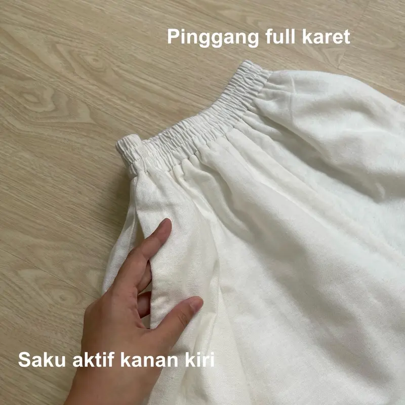 Robin Skirt ByNeeth - Rok linen - Rok basic - Rok A Line - Rok payung - Rok korean style 3