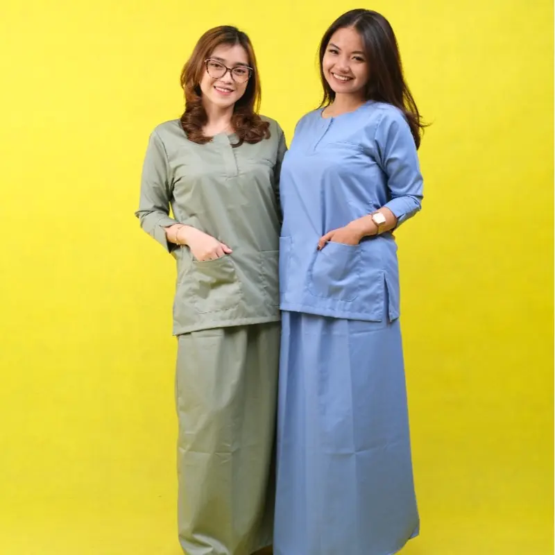 Baju Oka Resleting Rok Full Set Toyobo 1