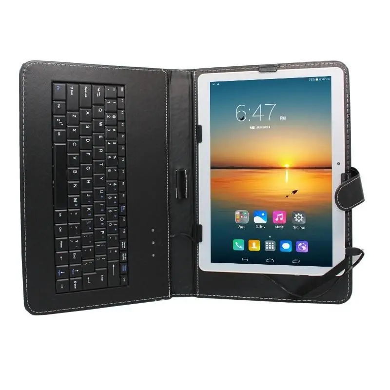 Bao da máy tính bảng Edge PC đa năng bao da bảo vệ Bluetooth không dây hai trong một 1