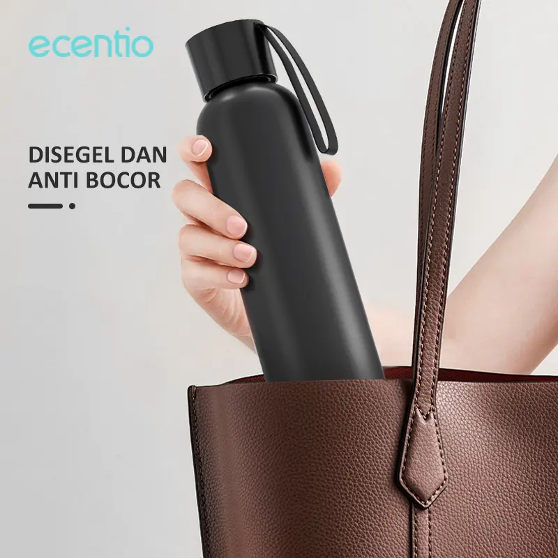 ecentio & FOODI botol air minum/Botol Air bicycle botol minum 615ml/750ml/1000ml Tumbler Sports Botol minum Aluminium/Sport Anti Bocor Botol 3
