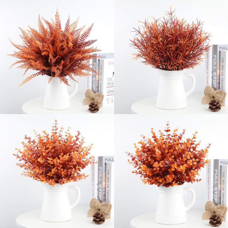 Product Introduction of Artificial Fall Flowers Outdoor UV Resistant Greenery Shrubs Plant for Thanksgiving Festival Wedding Home Decoration Fake Flower 2