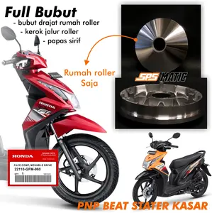 Rumah roller bubutan pulley racing beat fi scoopy fi honda stater kasar GFM KZL Motorcycle