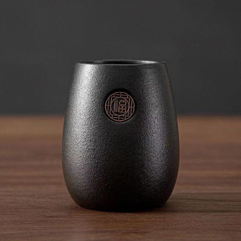 Product Introduction of Dụng Cụ Pha Trà, Bộ Sáu Món, Đồ Dùng Trà Sứ Màu Đen, Kẹp Trà, Dụng Cụ Cạo Trà, Đồ Trang Trí Bàn Trà, Thích Hợp Để Pha Trà, Bộ Đồ Đựng 7