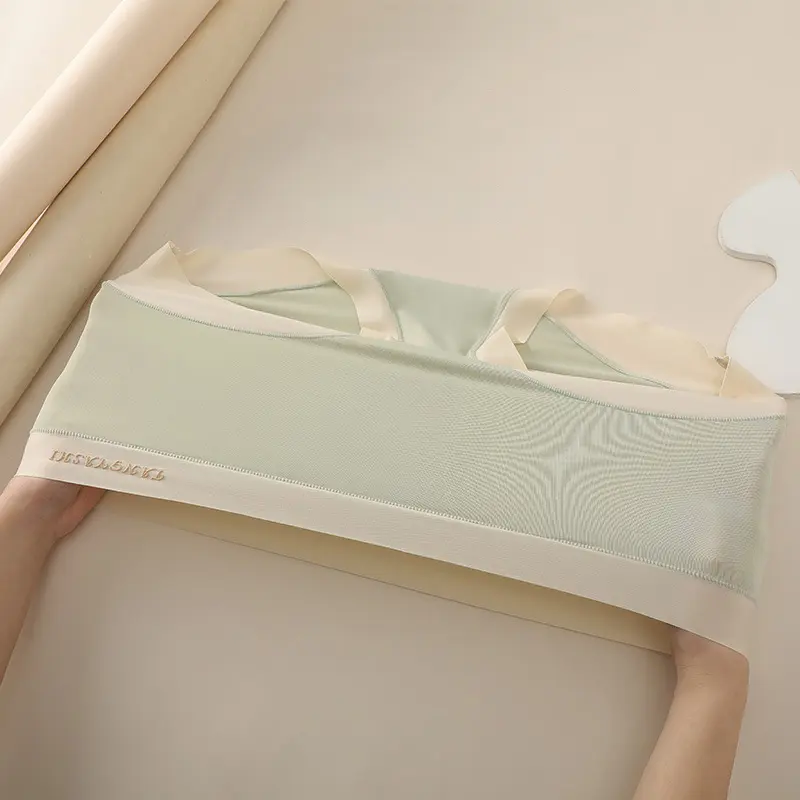 Quần Lót Nữ Vải Modal, Đồ Lót Nữ Ngoại Cỡ, Cỡ Lớn, Không Dấu Vết, Chất Liệu Lụa Lạnh Cạp Cao, Thoáng Khí, Quần Lót Nữ, 1 Chiếc 2