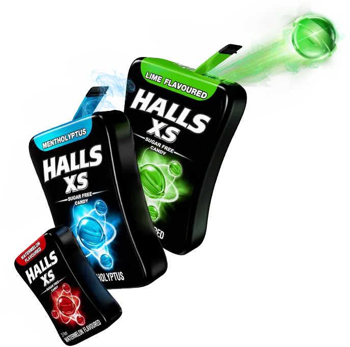Kẹo Ngậm The Halls XS Free Sugar Thái Lan