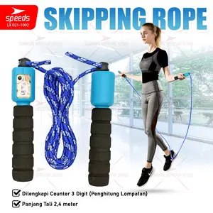SPEEDS Skipping Lompat Tali Kansen Loncat Tali Digital Jump Rope Lompat Tali Outdoor 021-1002