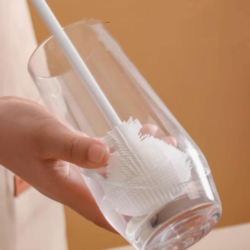Product Introduction of Baby Bottle Brush Cup Brush Household Long Handle Bottle Cleaning Brush Foldable No Dead Angle Multi-Functional Cleaning Brush 3