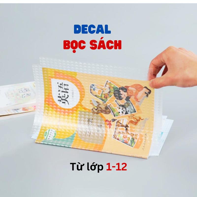  Bọc Decal Bọc Sách Vở Có Keo Sẵn Chỉ Việc Bóc Dán Chống Nước Và Bảo Vệ Bìa Sách Dành Cho Mọi Lứa Tuổi 