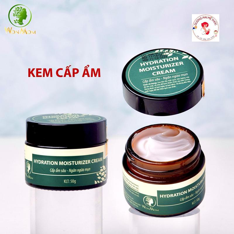 Kem Cấp Ẩm Wonmom. Ngừa Mụn Dưỡng Da ( Dùng Được Cả Cho Mẹ Bầu Bỉm ) Làm Đẹp, Skincare Làm Đẹp Da Dưỡng Ẩm Da
