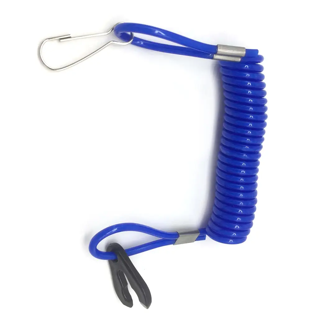 Marine Outboard Engine Motor Kill Urgent Stop Switch Safety Tether Lanyard Rope