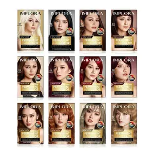 IMPLORA Minimal 3 PCS PERMANENT HAIR COLOR / SEMIR RAMBUT IMPLORA