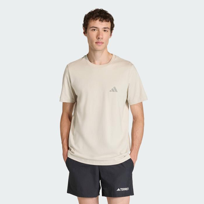 Gambar adidas Outdoor & Hiking TERREX MOUNTAIN GRAPHIC T-SHIRT Men Beige KB9601 - Beige, A/S dari adidas Indonesia Kota Bekasi Tokopedia