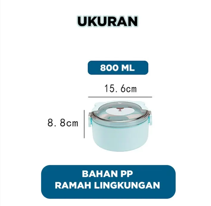 Kotak Bekal Anak | Lunch Box Set Anak | Kotak Makan Bento Anak Anti Tumpah | Kotak Bekal anak Karakter | Lunch Box Karakter | Kotak Makan Anak Karakter 6