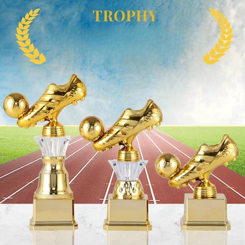 Product Introduction of Model Youth Sports Golden Boot Award Trophy Football Match Excellent Player Award Football Shoe Award Competition Honor Plastics Soccer Trophies Football Fans Gift 9