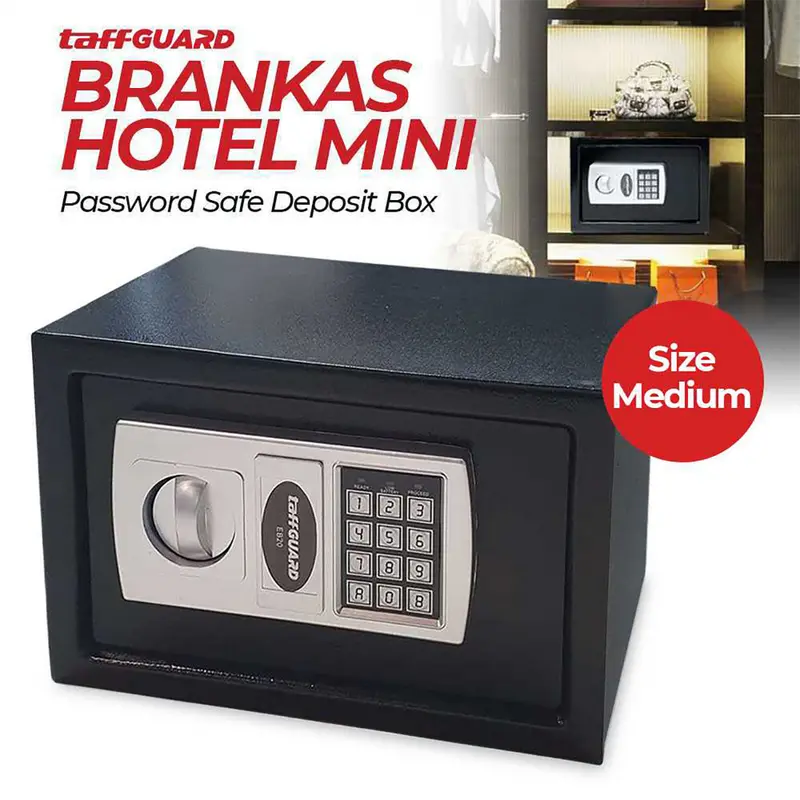 Brankas Mini Electric Password Safe Deposit Box - EB20 1