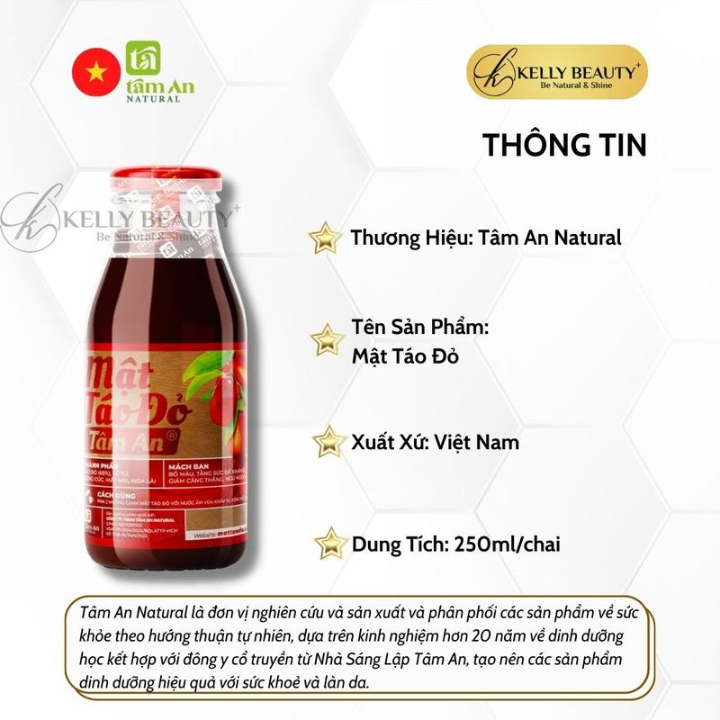 Mật Táo Đỏ Tâm An Thuần Chay - Bồi Bổ Khí Huyết, Ngủ Ngon | Kelly Beauty 3
