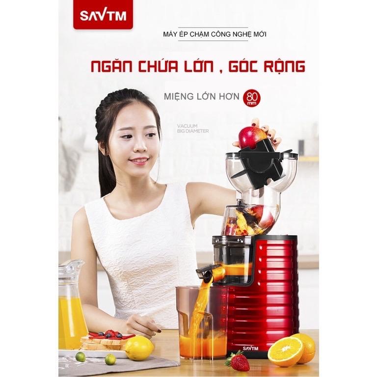  Máy Ép Chậm  SAVTM JE31 Cổ To - Ép Kiệt Bã  Ép Cả Quả 