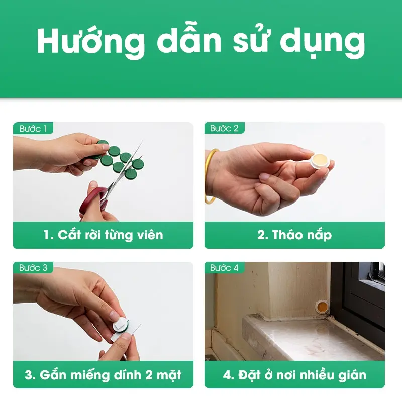 Viên trị gián sinh học AMB, Viện Hàn lâm khoa học Việt Nam, diệt tận gốc tất cả các loại gián, hiệu quả, an toàn Nhang xịtổgián Household Cleaners vien  xa 2