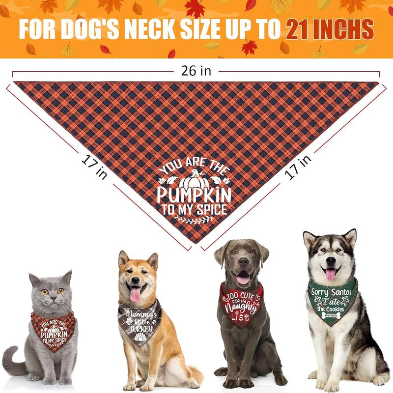 Holiday dog bandana set best sale