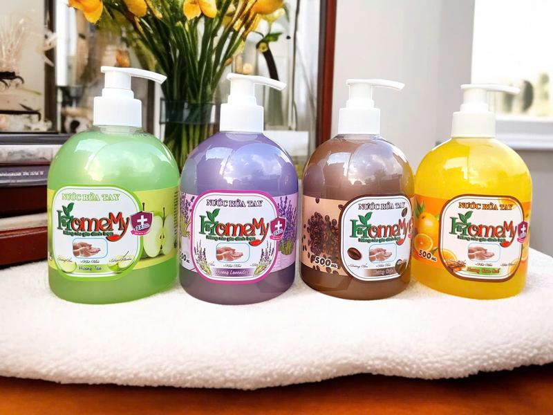  Nước Rửa Tay diệt khuẩn Êm Dịu Da Tay Chai 500ml nhiều hương lựa chọn Skin Care Bưởi 