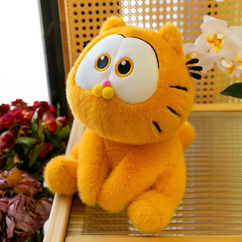 Anak Patung Garfield, Produk Baru, Anak Patung Mewah Kucing Garfield, Mainan untuk Kanak-kanak, Sesuai sebagai Hadiah Hari Jadi Toys Lembut Kapas Boxing