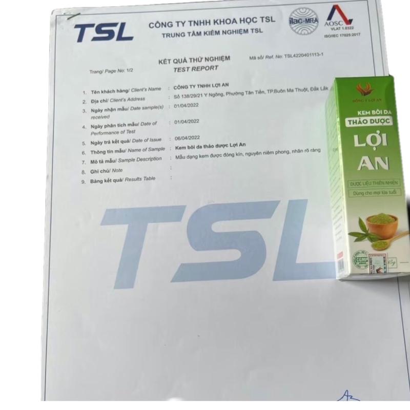 ( Quà Tặng ) Kem Bôi Da Thảo Dược Lợi An 15g 3