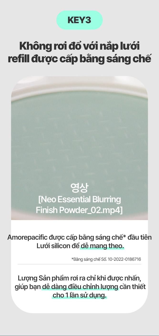 Product Introduction of Phấn phủ trang điểm dạng bột kiềm dầu LANEIGE Neo Essential Blurring Finish Powder 7g Cosmetic Mỹ Phẩm Mỹ Phẩm 10