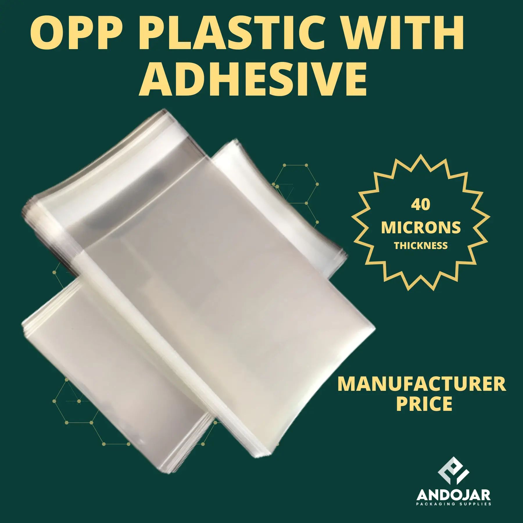OPP Plastic Bag With Adhesive Resealable for Souvenirs, Photocards, Documents, and Clothes Packaging